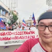 Jory durante una manifestazione diversi anni fa